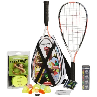 Speedminton® Zestaw S900 Premium (2x rakiety z węgla, EasyCourt, 5xSpeeder, 4xSpeedlights, torba)